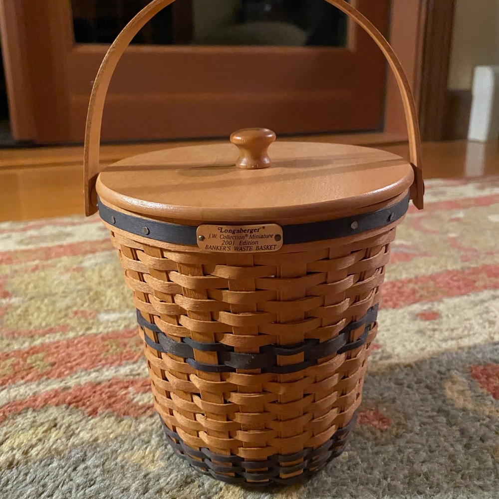 Longaberger Miniature Bankers Basket